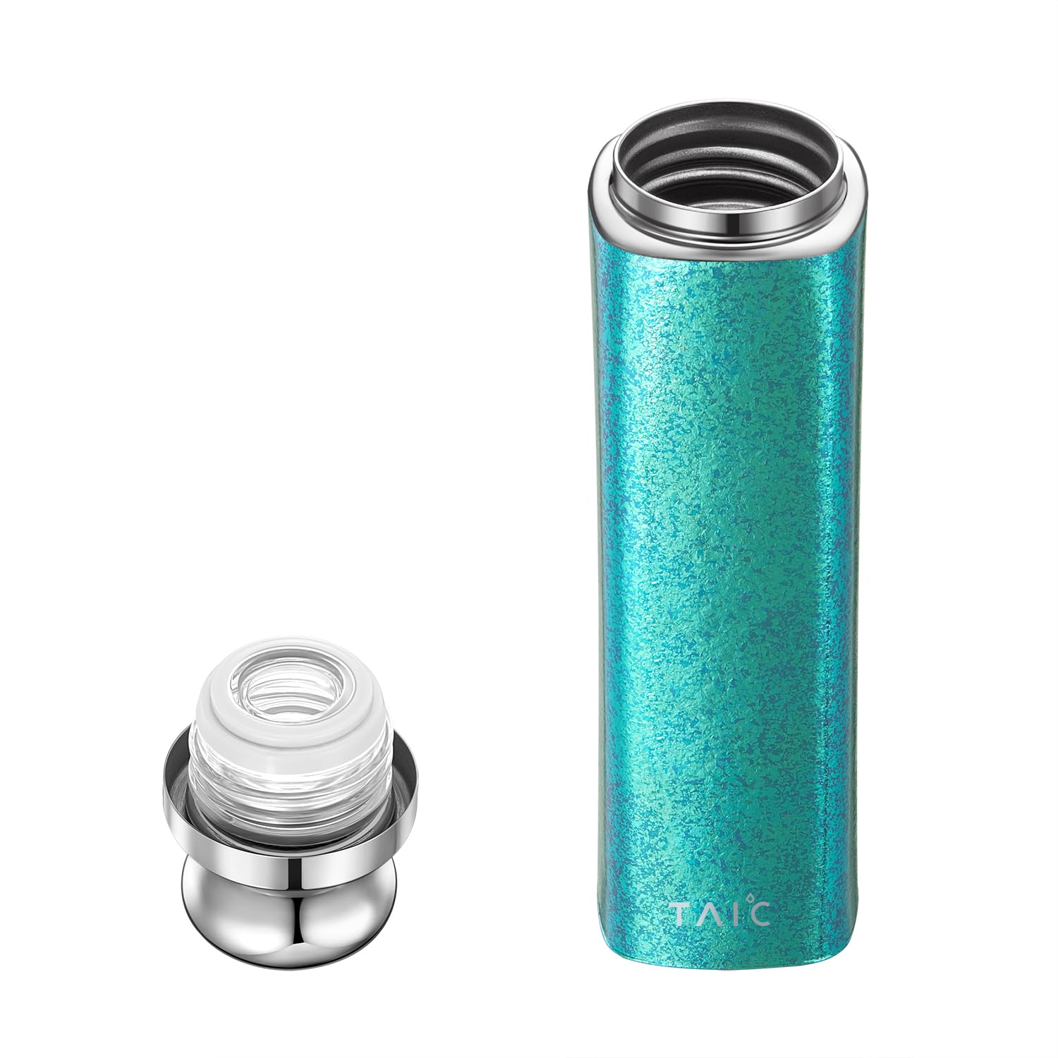 Amazon | TAIC 真空断熱140ml チタンボトル 超軽量 チタン製